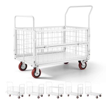 Платформенная тележка VEVOR TC7010, 6 в 1, 113 × 107 × 67,5 см