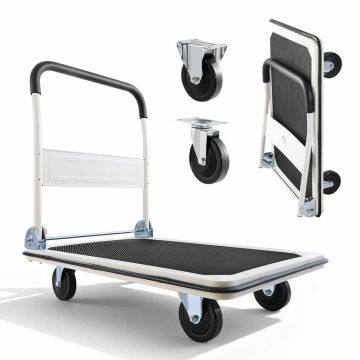 Платформенная тележка VEVOR YZ8021, складная, 900 × 870 × 610 мм