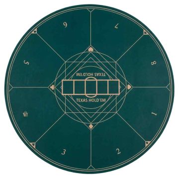 Poker mat, up to 8 players