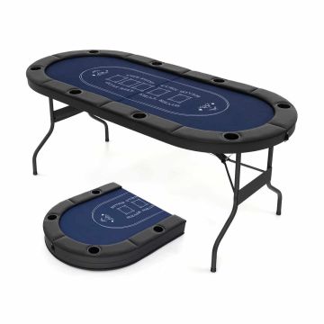 Poker table, up to 8 players, 182 × 82 × 75 cm