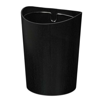 Paberikorv Relaxdays, 9 l, Must, Ø 23 × 30 cm