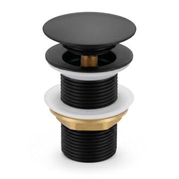 Valamu kork Klik-Klak, ülevooluavata, Ø 66 × 102 mm