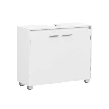 Valamukapp VASAGLE BBK515W01, 2 riiulit, 30 × 80 × 60 cm
