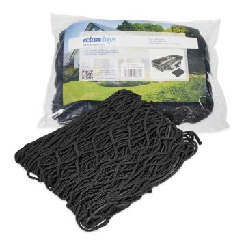 Haagise koormavõrk Relaxdays 10012879.0, 1 tk, Must, 3 × 2 m