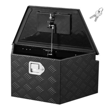 Haagise tiilikast VEVOR TB09-1B, Lukuga, Must, 66 × 33 × 30,5 cm