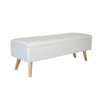 Esikupink Relaxdays, Hoiukastiga, Valge, 110 × 40 × 40 cm