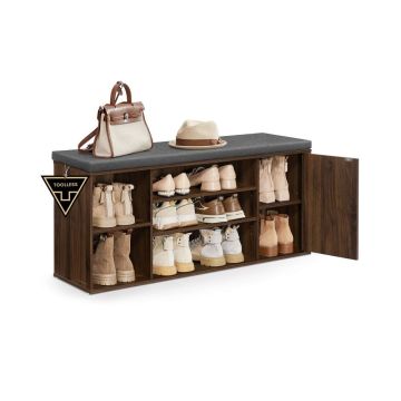 Esiku pink SONGMICS HOME, Reguleeritavad avatud riiulid, 104 × 48 × 30,5 cm