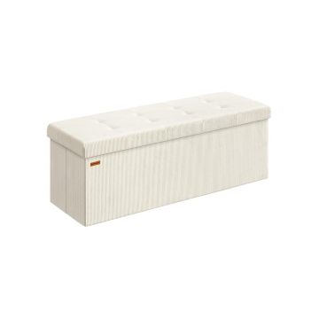 Esikupink SONGMICS, Volditav hoiukastiga, Valge, 38 × 110 × 38 cm