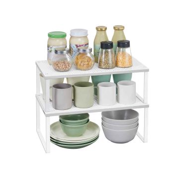 Maitseaineriiulid SONGMICS, 2 tk, Valge