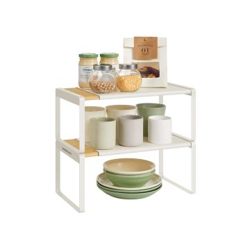 Vürtsiriiulid SONGMICS HOME KCS051N01, 2 tk, Beež/valge