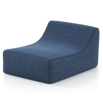 Inflatable lounge chair, L-shaped, 126 × 106 × 66 cm