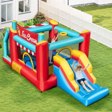 Inflatable jumping castle, up to 2 children, 475 × 224 × 201 cm