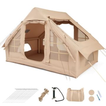 Inflatable tourist tent, 4-6 people, 300 × 210 × 197 cm