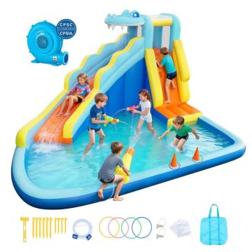 Täispuhutav laste mänguväljak VEVOR 82001, 3–4 lapsele, 350 × 400 × 235 cm