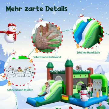 Inflatable children's castle, 3 players, 380 × 340 × 245 cm