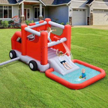 Inflatable children's water slide, up to 3 children, 564 × 268 × 212 cm