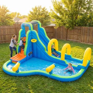 Inflatable water slide, 3-12 years, 465 × 242 × 345 cm