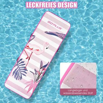 Inflatable gymnastics mat, Pink, 300 × 100 × 10 cm