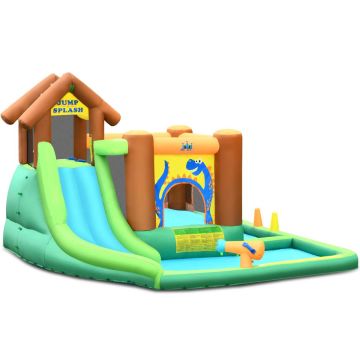 Inflatable water park, up to 5 children, multi-colored, 368 × 303 × 230 cm