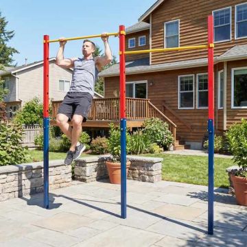 Pull-up bar, 5 height positions, 227 × 5 × 231.5 cm