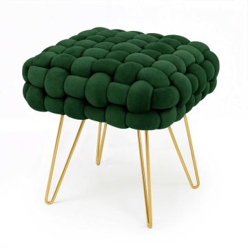 Tumba DOTTY, roheline, 38 × 42 × 38 cm