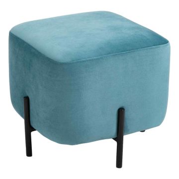 Пуф Homcom 44,5x44,5x41,5см, белый/чёрный цвет