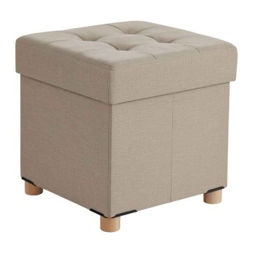 Tumba Relaxdays 10051832_127, hoiukastiga, 38 × 38 × 38 cm
