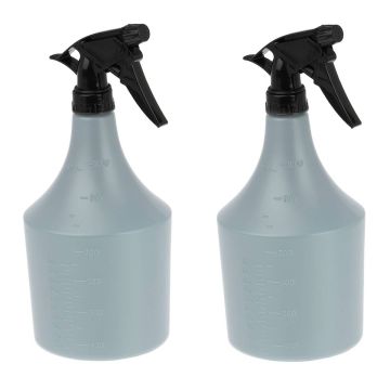 Pihustuspudelid Relaxdays, 2 tk, 1000 ml tk, 11 × 25 × 11 cm