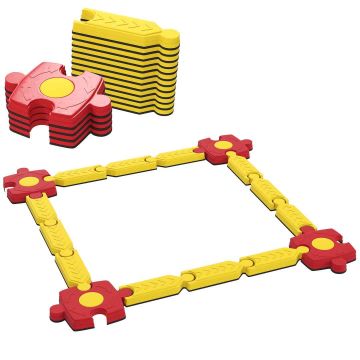 Tasakaalupalkide komplekt, 16 segmenti, 166,5 × 166,5 × 7 cm