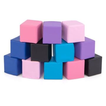 Foam blocks, 12 pcs, 13.97 × 13.97 × 13.97 cm