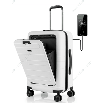 Hand luggage, 20 inches, expandable, 37 × 25.5 × 56 cm