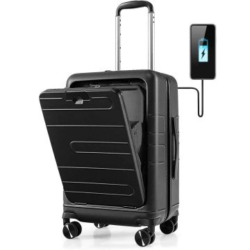 Hand luggage, 20 inches, expandable, 37 × 25 × 56 cm