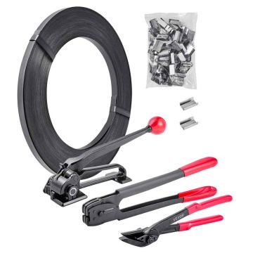 Käsitsi teraslindi pingutuskomplekt VEVOR CL-GD180, 5-osaline, 365 × 125 × 85 mm