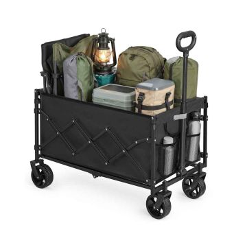 Kokkupandav käsikäru SONGMICS, 4 ratast, 150 l, 79,5 × 90,5 × 49,5 cm