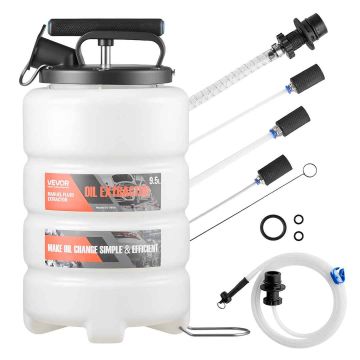 Käsitsi vaakumvedelikuimur VEVOR YS-088A, 9,5 l, Ø23 × 43,3 cm