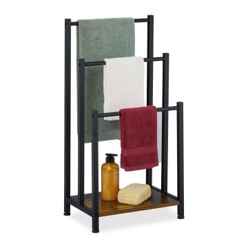 Käterätihoidja Relaxdays 10051027_93, 3 latti ja riiul, 40 × 80 × 28 cm