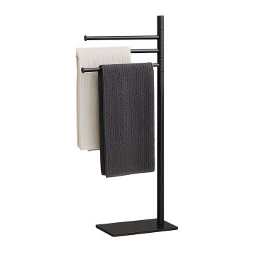 Käterätikuivati Relaxdays, 3 reguleeritavat latti, Must, 14 × 83 × 33,5 cm