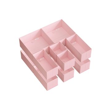 12 riidekasti komplekt, roosa
