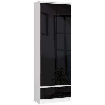 Riiul-kapp NORE R60 CLP, valge/must