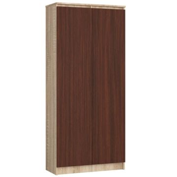 Riiul NORE CLP R80, tamm/tumepruun