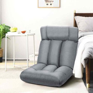 Adjustable floor chair 61 x 67 x 74 cm, 150 kg, foldable