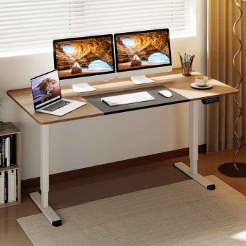 Height-adjustable desk, Electric, 140 × 70 × 72–116 cm