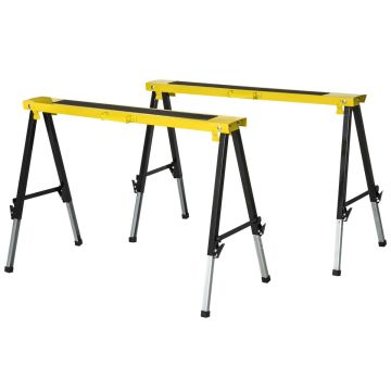 Saealuse komplekt 2 tk Durhand 100x60x90cm, kollane/must