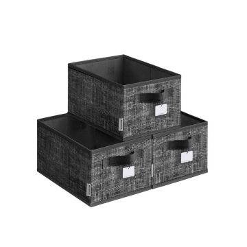 3 karbi komplekt 30x20x15cm, must
