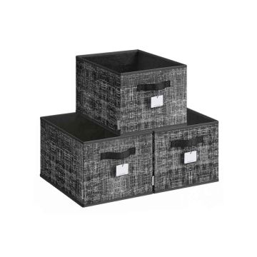 3 karbi komplekt 40x30x24cm, must