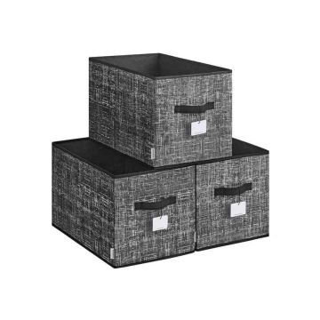 3 karbi komplekt 50x30x30cm, must