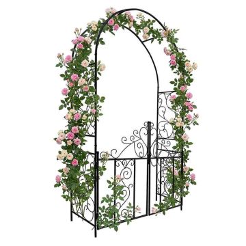Roosikaar Relaxdays 10052862.0, 2 väravat, 130 × 230 × 38 cm