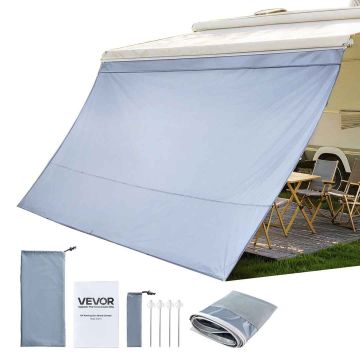 Солнцезащитная штора для маркизы VEVOR E1-S, Для маркиз 4 м, 2 × 3,7 м