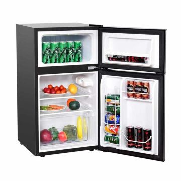 Refrigerator, 2 doors, 90 l, 48.5 × 86 × 49.5 cm
