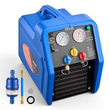 Külmaaine kogumisseade VEVOR RR24L, 1 hj, 220 V, 50 Hz, 43 × 25 × 34,5 cm